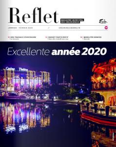 Couverture du magazine Reflet de janvier 2018 d'Enghien-les-Bains
